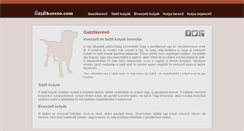 Desktop Screenshot of gazdikereso.com